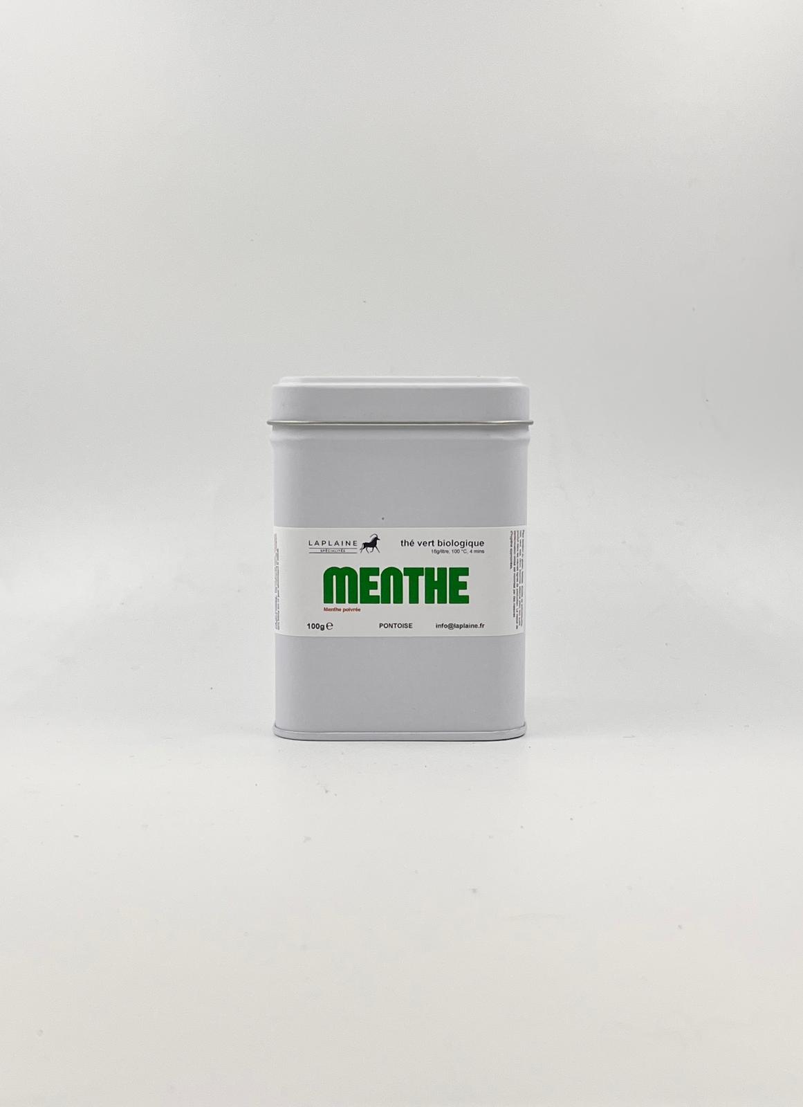 MENTHE – Thé vert bio, Rafraîchissant